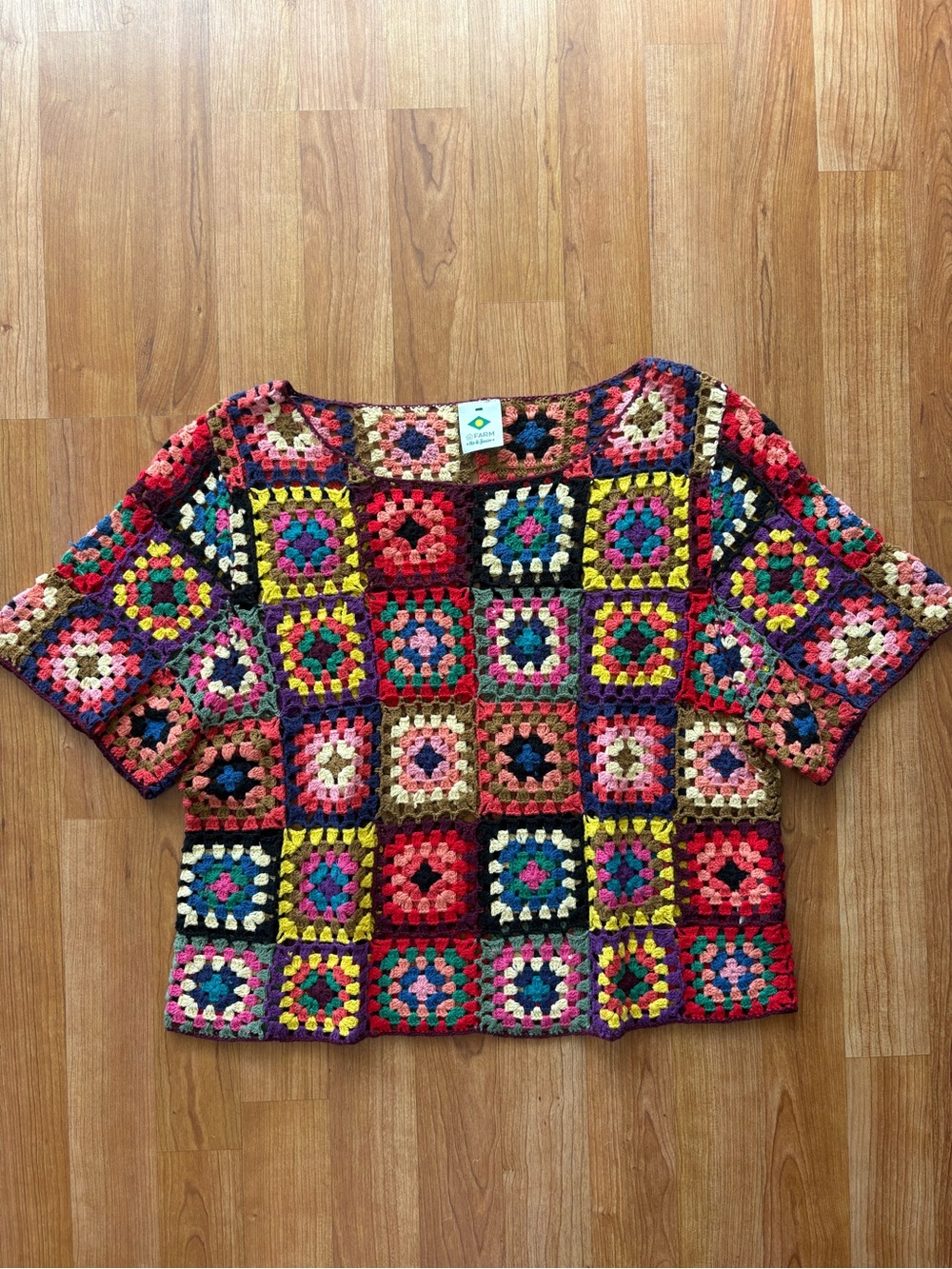 Farm Rio Vintage Crochet Top
